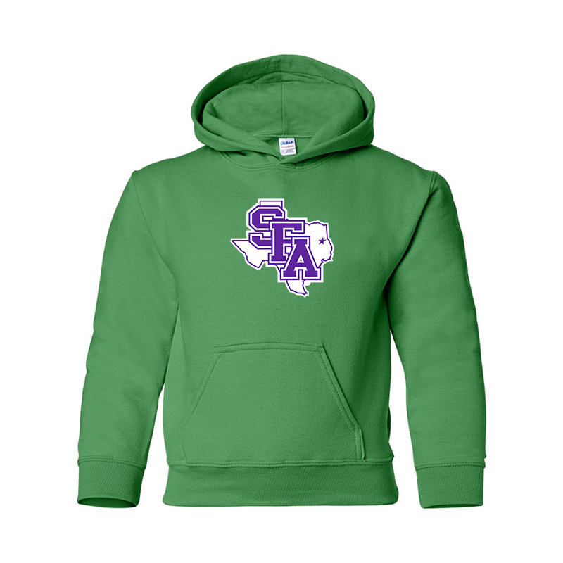 Youth Stephen F. Austin Lumberjacks  Gildan Heavy Blend  Hooded Sweatshirt